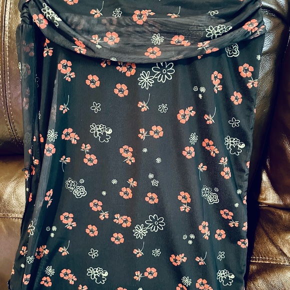 UO Women’s Petite Bright Side Lace-Up Mini Black Floral Dress! Brand New! - Picture 11 of 14